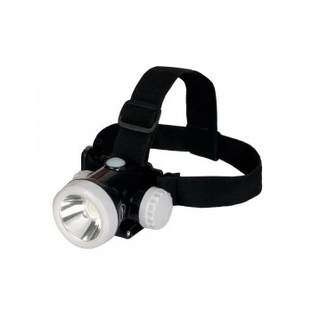 LANTERNA DE CABECA RECARREGAVEL 100 LUMENS - MOR
