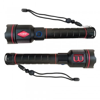 LANTERNA MANUAL LED E BATERIA RECARREGAVEL BM8503 B-MAX