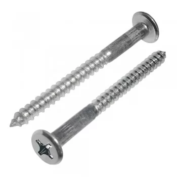 PARAFUSO TAMPINHA PARA MADEIRA PHILLIPS 5,5 X 75 RP ZB (CX 100 UNIDADES)