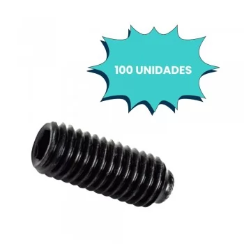 PARAFUSO ALLEN S/ CABECA 6 X 30MM MA ACO (CX 100 UNIDADES)