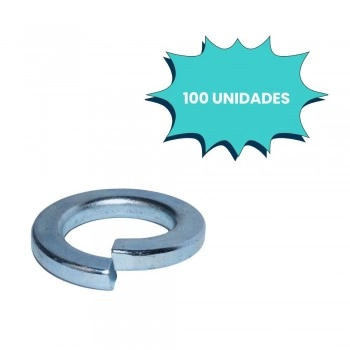 ARRUELA DE PRESSAO 1/4″ ZB (CX 100 UNIDADES)
