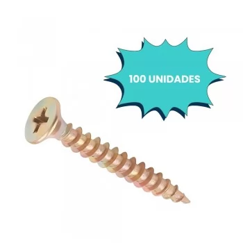 PARAFUSO MAD C/CHATA 3,5X30 CHIPBOARD PH (CX 100 UNIDADES)