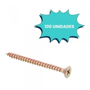 PARAFUSO MAD C/CHATA 5,0X40 CHIPBOARD PH (CX 100 UNIDADES)