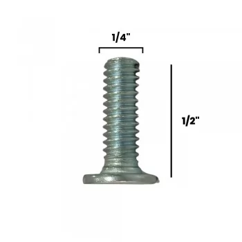 PARAFUSO MAQUINA CABECA LENTILHA AUTOTRAVANTE 1/4 X 1/2″ ELETROCALHA  (CX 100 UNIDADES)