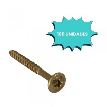 PARAFUSO MAD C/ FLANGEADA 4,0X40 CHIPBOARD PH (CX 100 UNIDADES)