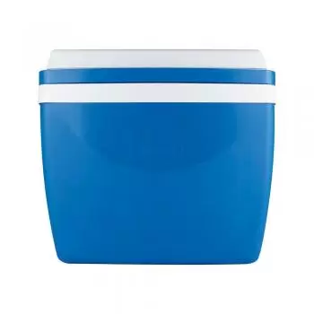 CAIXA TERMICA 34 LITROS AZUL C/ ALÇA E SUPORTE - MOR